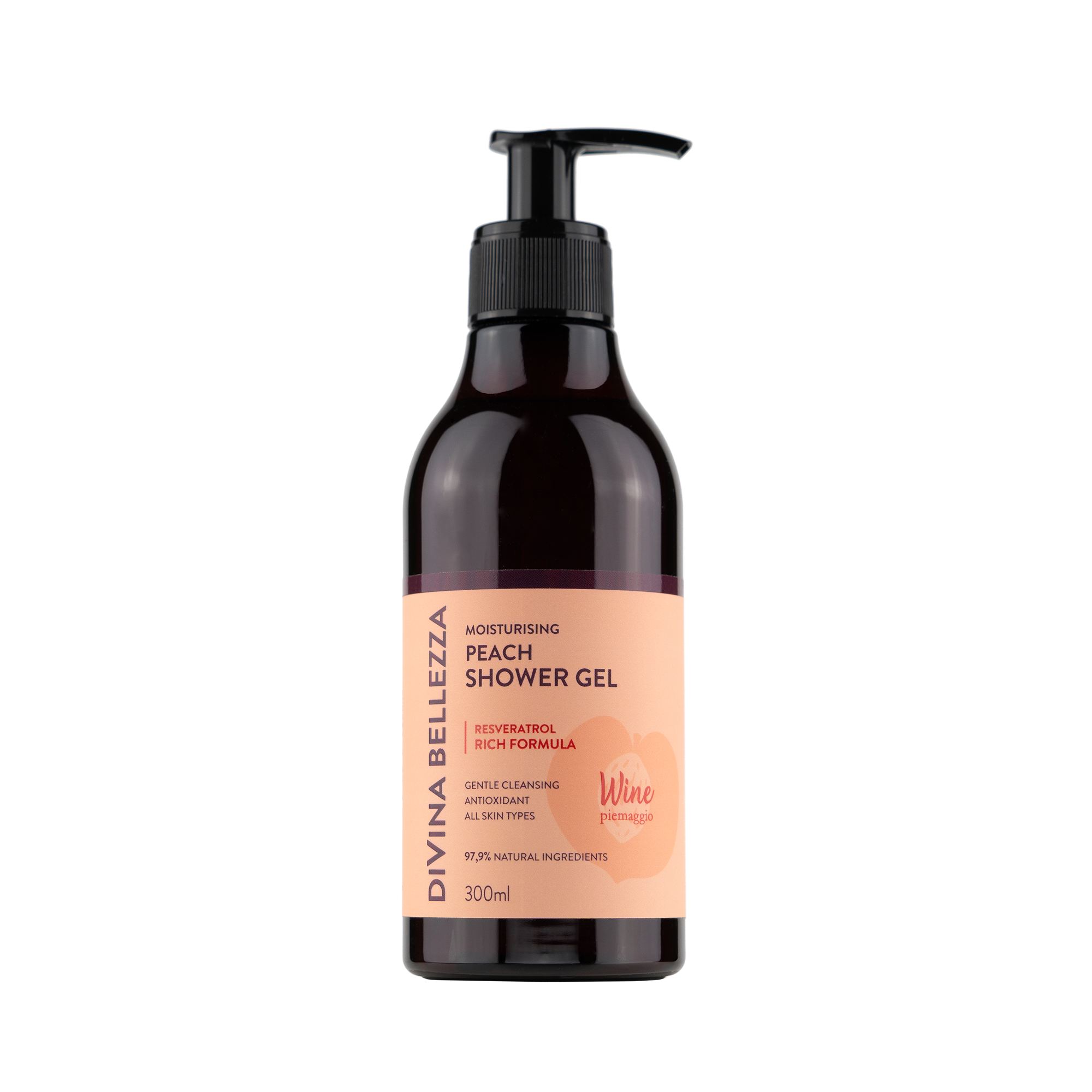 Увлажняющий персиковый гель для душа