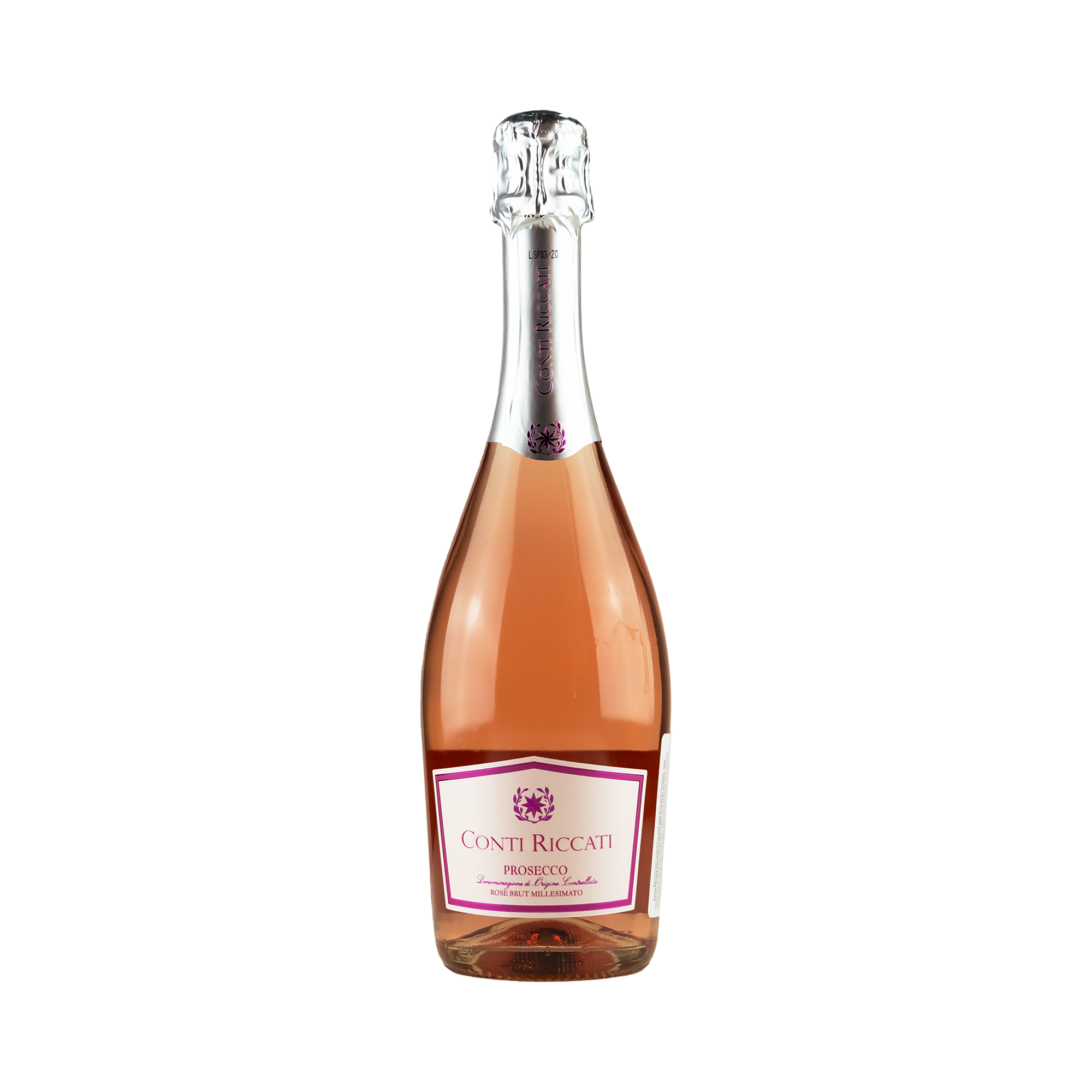 Prosecco spumante Rose BRUT DOC Conti Riccati