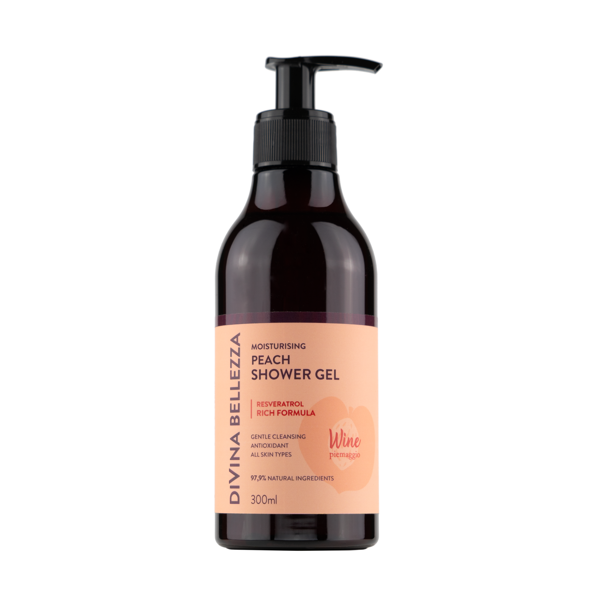 Увлажняющий персиковый гель для душа